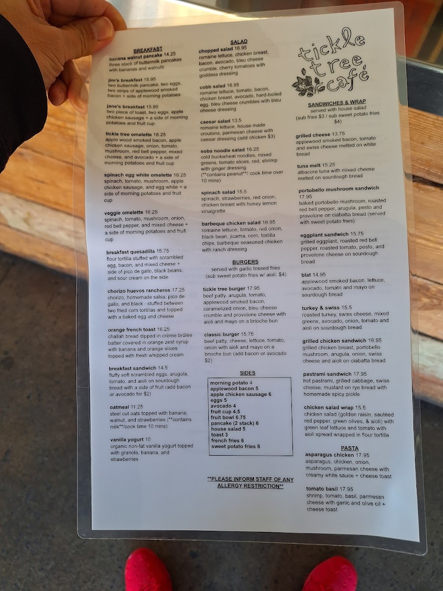 Menu Tickle Tree Café-2