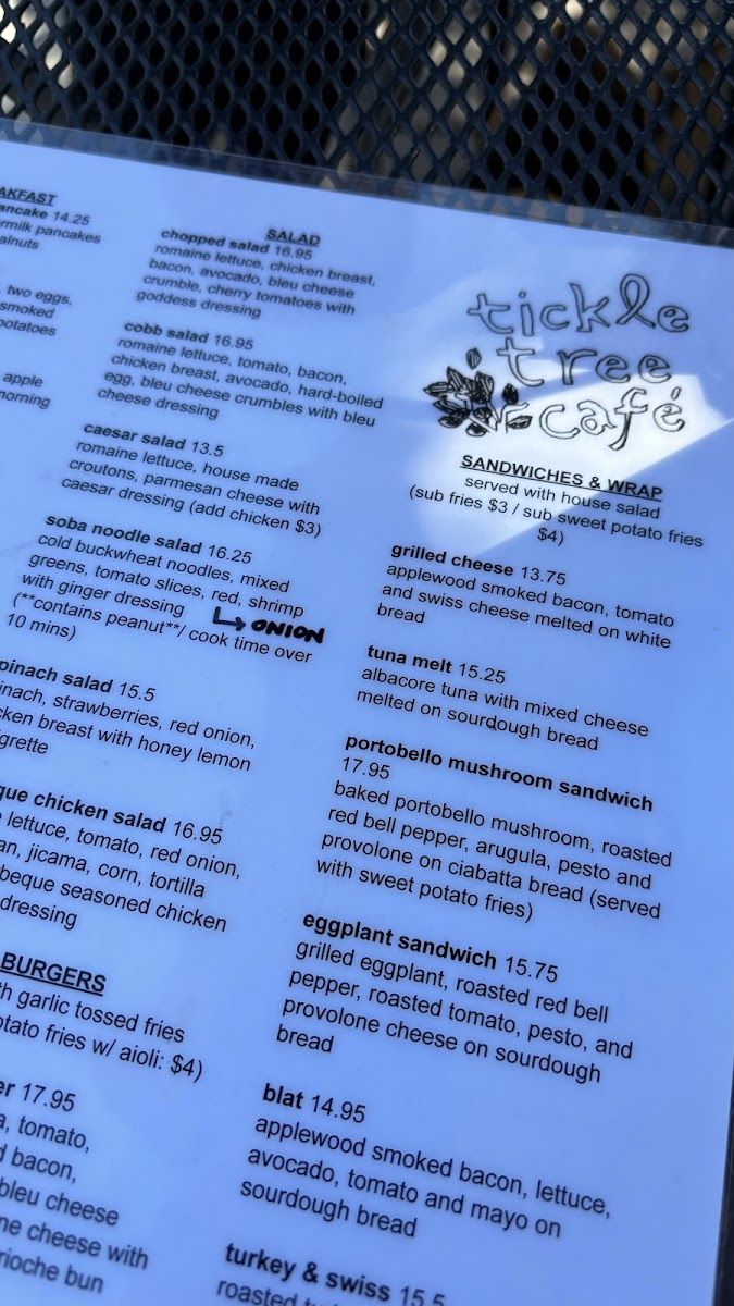 Menu Tickle Tree Café-6